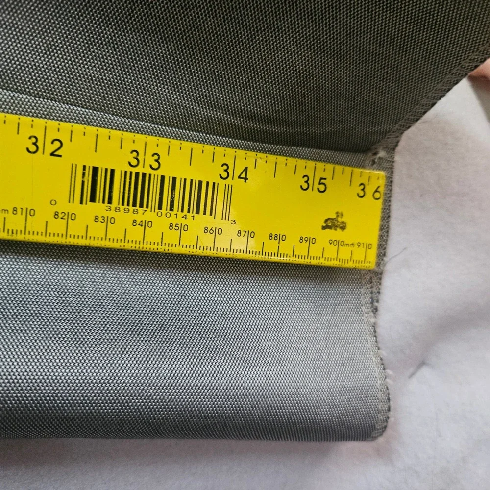 Eleganza Giorgio Sanetti Mens Silver Sharkskin Suit 42R Blazer 34W Pants 2pc